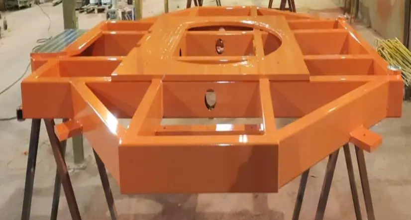 Bastidor mecanosoldado industrial fabricado en los talleres de Termibur